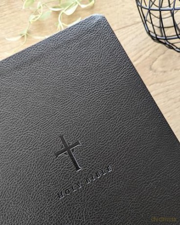 NLT Large Print Premium Value Thinline Bible: New Living Translation, Black Cross, Premium Value Thinline, Filament-enabled Edition [KSIĄŻKA]