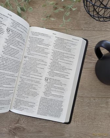 NLT Large Print Premium Value Thinline Bible: New Living Translation, Black Cross, Premium Value Thinline, Filament-enabled Edition [KSIĄŻKA]