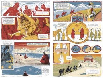 The Path of the Dalai Lama: The Authorized Graphic Novel of the Dalai Lama's Life Story (Gemini Graphic Novels) - Tom Taylor [KOMIKS]