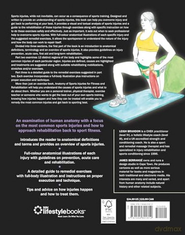 Anatomy of Sports Injuries (IMM Lifestyle Books) Identify, Treat, and Prevent Common Athletic Injuries with Step-by-Step Exercises and Full-Color Anatomical Illustrations - L Brandon [KSIĄŻKA]