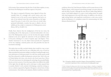 Commentary on Approximations to the Object: An Inquiry into Designed Literature - Pedro Bernstein [KSIĄŻKA]