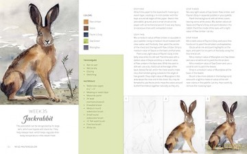 Wild Watercolor: Weekly Lessons and Techniques for Stunning Creations - Karen Elaine [KSIĄŻKA]