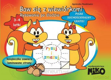 Baw się z wiewiórkami. Rysowanie po śladzie [KSIĄŻKA]