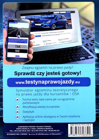 Baza pytań testowych Kategoria B [KSIĄŻKA]