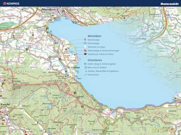 KOMPASS Wanderkarte 112 Appenzellerland, St. Gallen, Säntis 1:40.000: mit markierten Wanderwegen, Hütten, Radrouten [KSIĄŻKA]