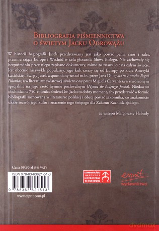 Bibliografia piśmiennictwa o św. Jacku Odrowążu [KSIĄŻKA]