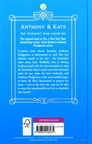 Bridgerton: The Viscount Who Loved Me (Bridgertons Book 2): Deluxe Collector's Edition - Julia Quinn [KSIĄŻKA]