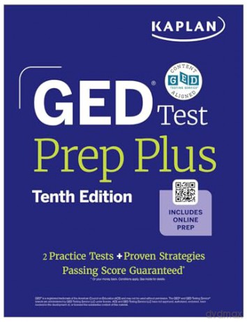 GED Test Prep Plus, Tenth Edition (2026): Includes a Diagnostic Pretest, 2 Full Length Practice Tests, 1000+ Practice Questions, and 60+ Online Videos (Kaplan Test Prep) - Kaplan Test Prep [KSIĄŻKA]