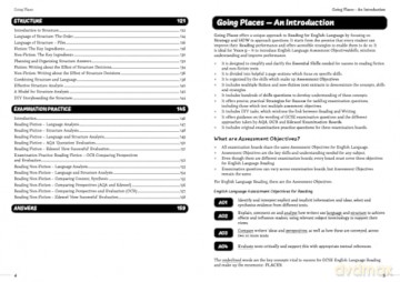 Going Places: A Strategic Approach to GCSE English Language Reading - Foxton Books [KSIĄŻKA]