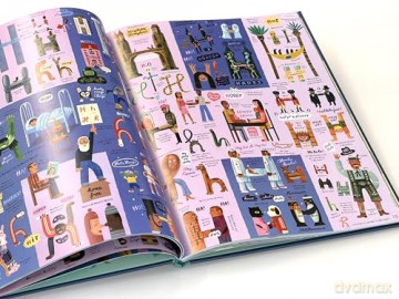 Beauty of Letters: The Most Awesome, Brilliant, and Comprehensive Alphabet Book - Tom Schamp [KSIĄŻKA]