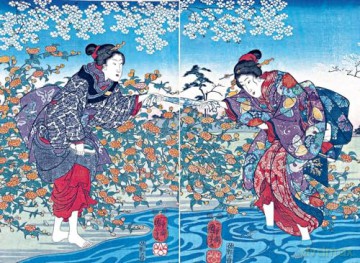 Spring in Japan: Woodblock Prints by Hokusai, Hiroshige and Other Artists - Joycelyn Bouquillard [KSIĄŻKA]
