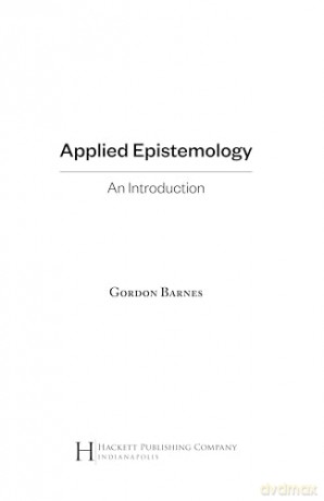 Applied Epistemology: An Introduction - Gordon Barnes [KSIĄŻKA]