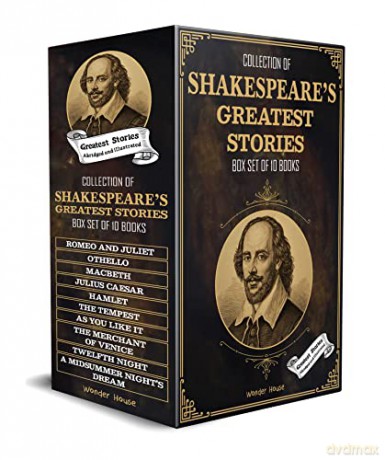 Collection of Shakespeare's Greatest Stories (Box Set of 10 Books) For Children - Wonder House Books [KSIĄŻKA]
