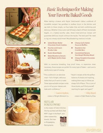 Baking Simplified: The Easiest, Quickest Recipes for Breads, Cakes, Cookies, and More - No Stand Mixer Needed - Skylar Sokolowski [KSIĄŻKA]