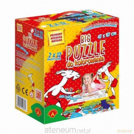 Big puzzle - do kolorowania Przygody Koziołka Matołka [PUZZLE]