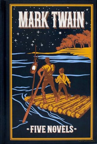 Mark Twain: Five Novels (Leather-bound Classics) - Mark Twain [KSIĄŻKA]