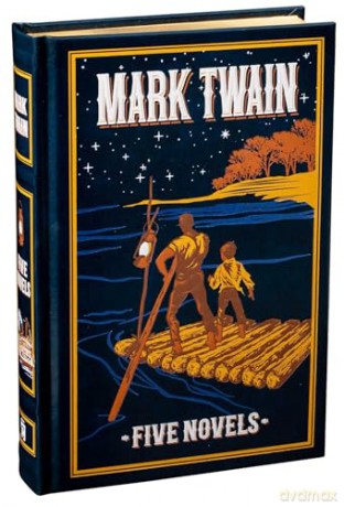 Mark Twain: Five Novels (Leather-bound Classics) - Mark Twain [KSIĄŻKA]