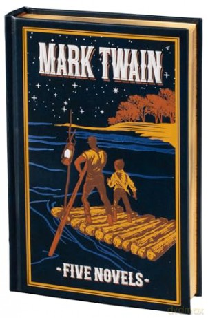 Mark Twain: Five Novels (Leather-bound Classics) - Mark Twain [KSIĄŻKA]
