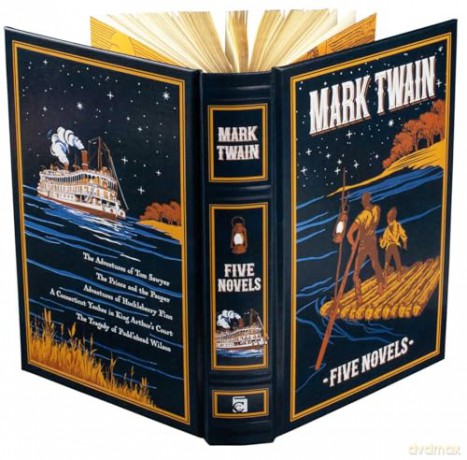 Mark Twain: Five Novels (Leather-bound Classics) - Mark Twain [KSIĄŻKA]