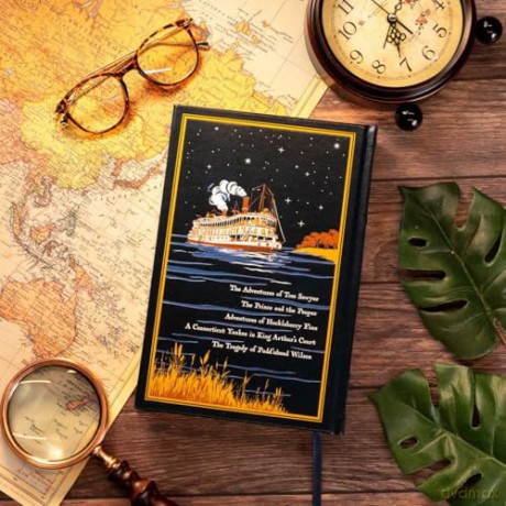 Mark Twain: Five Novels (Leather-bound Classics) - Mark Twain [KSIĄŻKA]