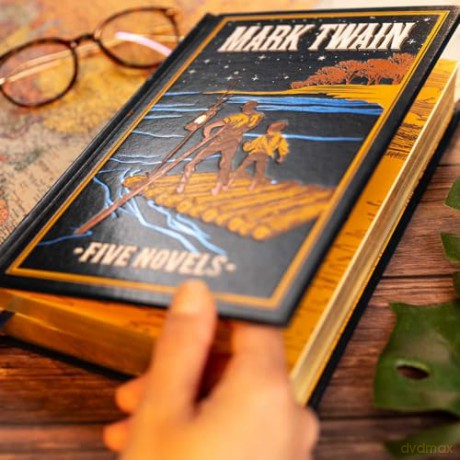 Mark Twain: Five Novels (Leather-bound Classics) - Mark Twain [KSIĄŻKA]