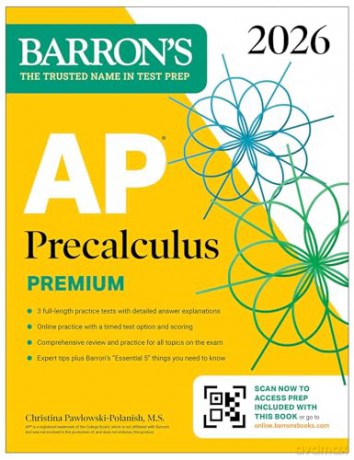 AP Precalculus Premium, 2026: Prep Book with 3 Practice Tests + Comprehensive Review + Online Practice (Barron's AP Prep) - Christina Pawlowski-Polanish M.S. [KSIĄŻKA]