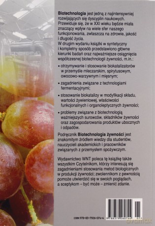 Biotechnologia żywności [KSIĄŻKA]