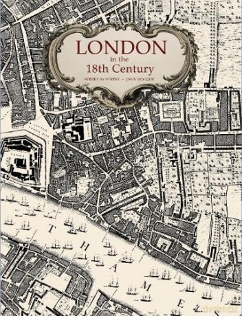 London in the 18th Century: Street-by-Street by John Rocque - Crawford Snowden [KSIĄŻKA]