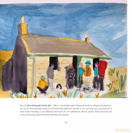 Painting the Trail - Cape Wrath: A slow trek through the Scottish Highlands - Stephen Passmore [KSIĄŻKA]