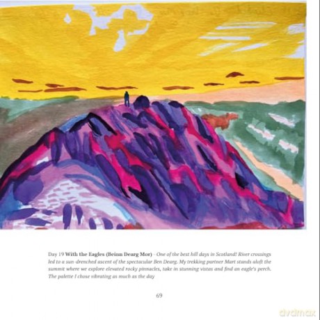 Painting the Trail - Cape Wrath: A slow trek through the Scottish Highlands - Stephen Passmore [KSIĄŻKA]