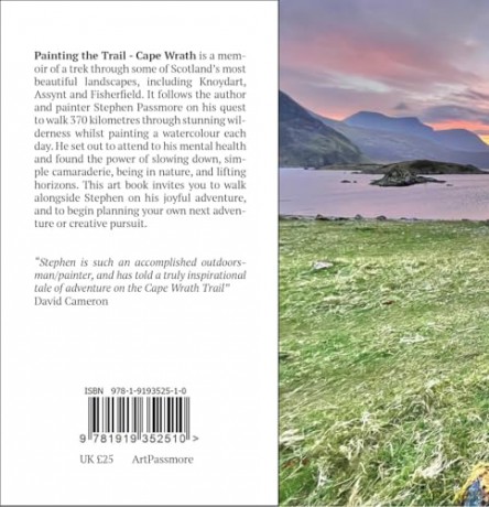 Painting the Trail - Cape Wrath: A slow trek through the Scottish Highlands - Stephen Passmore [KSIĄŻKA]