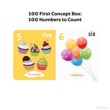 My First 100 Concept Board Book (6 Books Boxset): A Boxset of 6 illustrated Board Books for PreSchool Kids, Toddlers (Penguin Early Learning Series) [KSIĄŻKA]