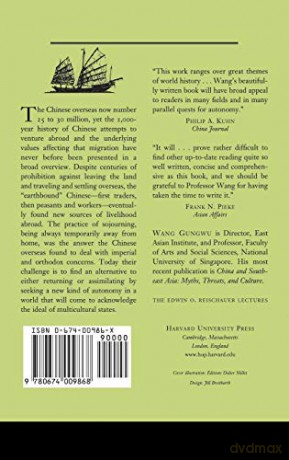 The Chinese Overseas: From Earthbound China to the Quest for Autonomy: 7 (The Edwin O. Reischauer Lectures) - Wang [KSIĄŻKA]