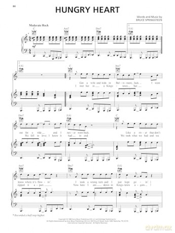 Bruce Springsteen Sheet Music Collection. Piano, Vocal And Guitar. [KSIĄŻKA]