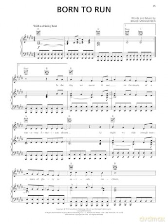 Bruce Springsteen Sheet Music Collection. Piano, Vocal And Guitar. [KSIĄŻKA]