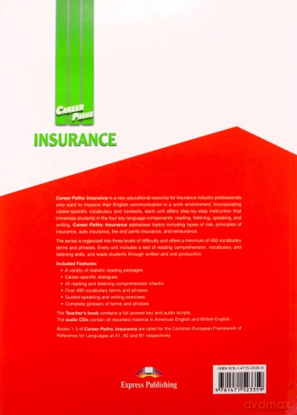 Career Paths: Insurance Podręcznik [KSIĄŻKA]