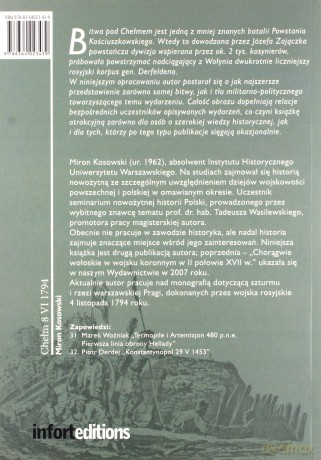Chełm 8 VI 1794 [KSIĄŻKA]