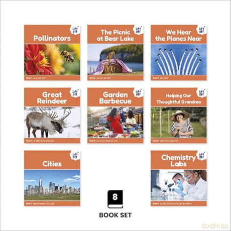 Phonic Books Lift Off Readers Low Frequency Spellings - Phonic Books [KSIĄŻKA]