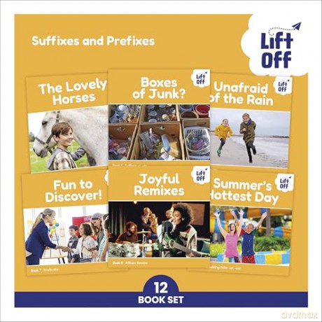 Phonic Books Lift Off Readers Suffixes and Prefixes - Phonic Books [KSIĄŻKA]