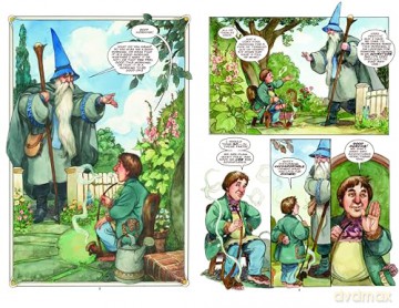 The Hobbit: A Graphic Novel (Revised and Expanded) - J R R Tolkien [KSIĄŻKA]