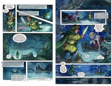 The Hobbit: A Graphic Novel (Revised and Expanded) - J R R Tolkien [KSIĄŻKA]
