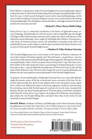 Seeking Nature's Logic: Natural Philosophy in the Scottish Enlightenment - David B. Wilson [KSIĄŻKA]