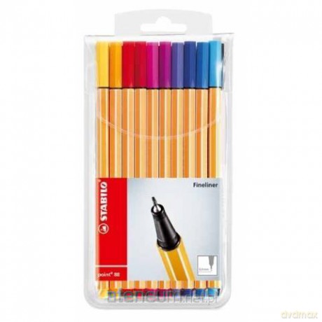 Cienkopis Point 16+4 kolory etui