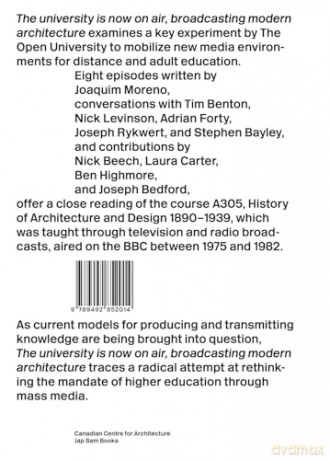 The University Is Now On Air, Broadcasting Modern Architecture - Joaquim Moreno [KSIĄŻKA]