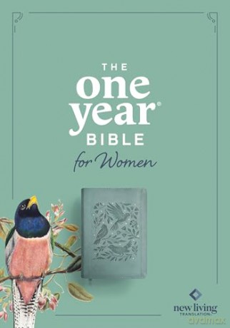 NLT The One Year Bible for Women (LeatherLike, Birdsong Teal) - Misty Arterburn [KSIĄŻKA]