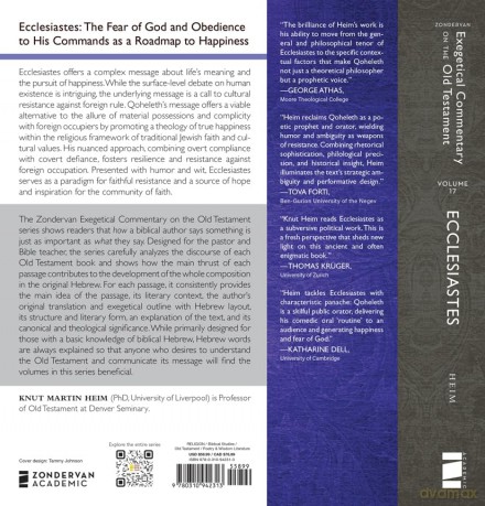 Ecclesiastes: A Discourse Analysis of the Hebrew Bible (17) (Zondervan Exegetical Commentary on the Old Testament) - Knut Martin Heim [KSIĄŻKA]