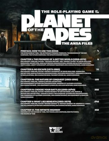 The Role-Playing Game of the PLANET OF THE APES THE ANSA FILES - Andrew E. C. Gaska [KSIĄŻKA]