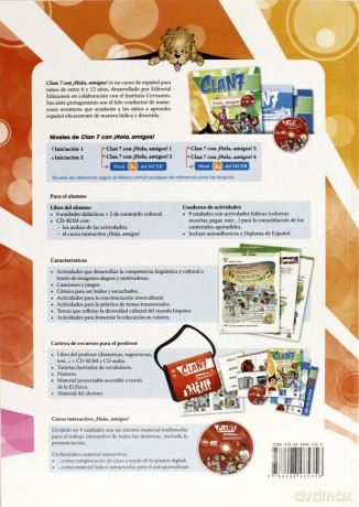 Clan 7 con Hola amigos 1 podręcznik [KSIĄŻKA]+[CD]