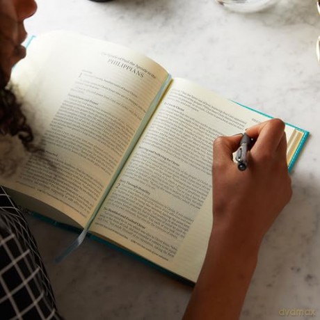 NKJV, Journal the Word Bible, Large Print: Reflect, Journal or Create Art Next to Your Favorite Verses (Stone Leathersoft over board, Red Letter) - Thomas Nelson [KSIĄŻKA]