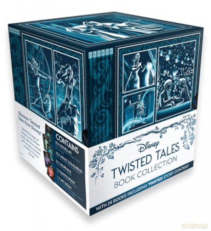 Disney: Twisted Tales Boxset: A collection of Twisted Tales short stories, plus colouring books, journals, and more! - Walt Disney [KSIĄŻKA]